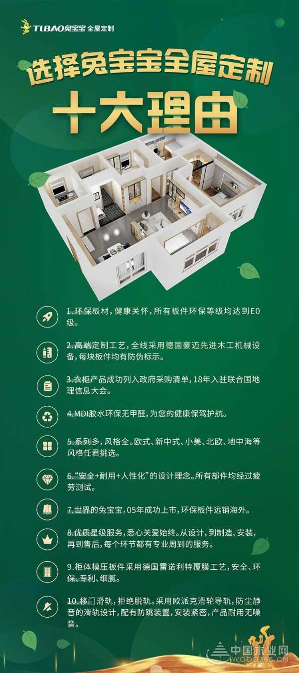 兔宝宝全屋定制第六期招商来袭，与你线上相遇