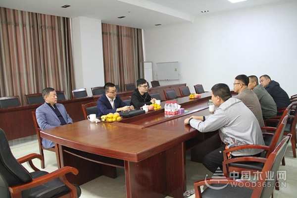 龙洋木业董事长王社平先生一行到访佳诺威集团