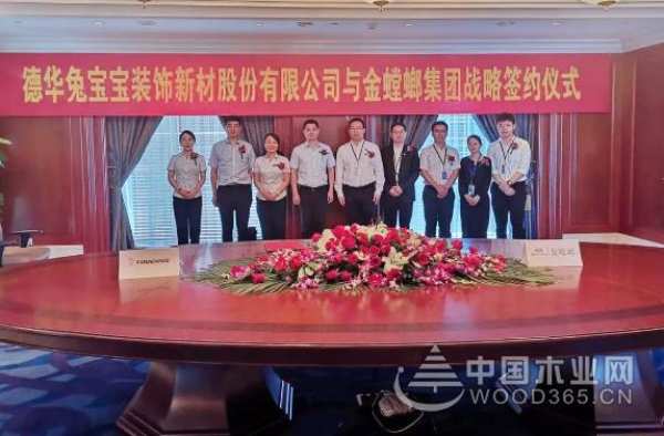强强联手—德华兔宝宝与金螳螂集团签约战略合作协议