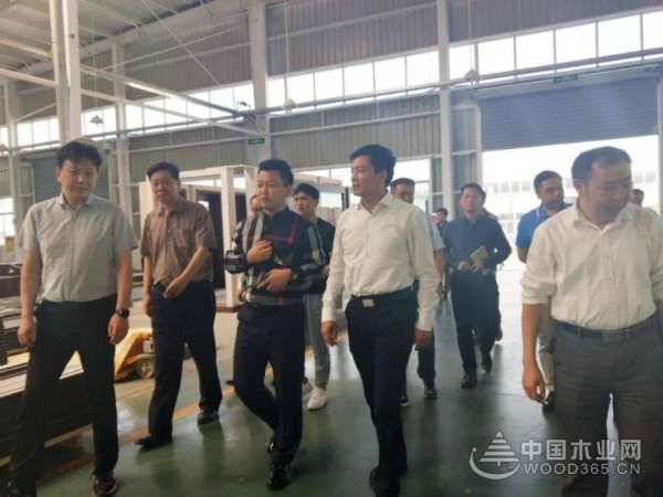 湖北省黄冈市副市长周勇士视察千川木门