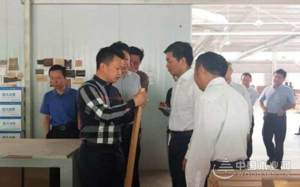 湖北省黄冈市副市长周勇士视察千川木门