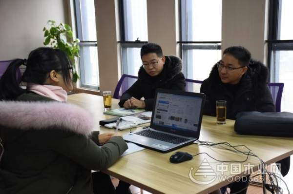 新年伊始 温州红旗公司总经理黄瑜到访中国木业网并达成合作