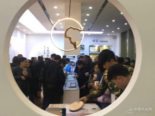 十大生态板品牌壮象董事长叶新忠在全国杉木研讨会上发言