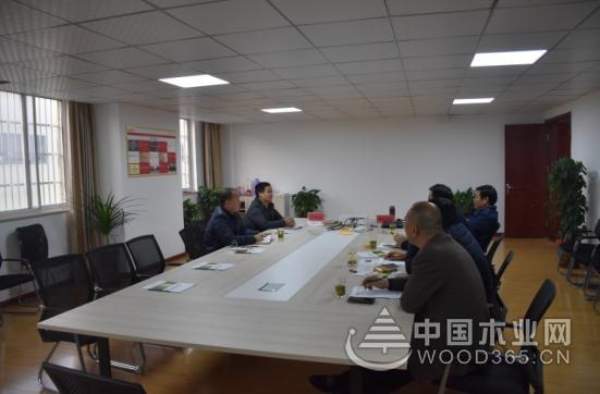 再迎贵宾 好莱客领导一行参观考察科林木业
