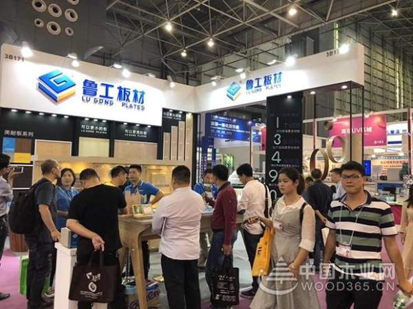 鲁工板材再次引爆东莞家具机械及材料展