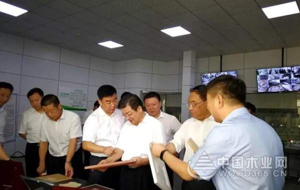 盘锦市市长汤方栋携政府各部门领导来积葭板业视察！