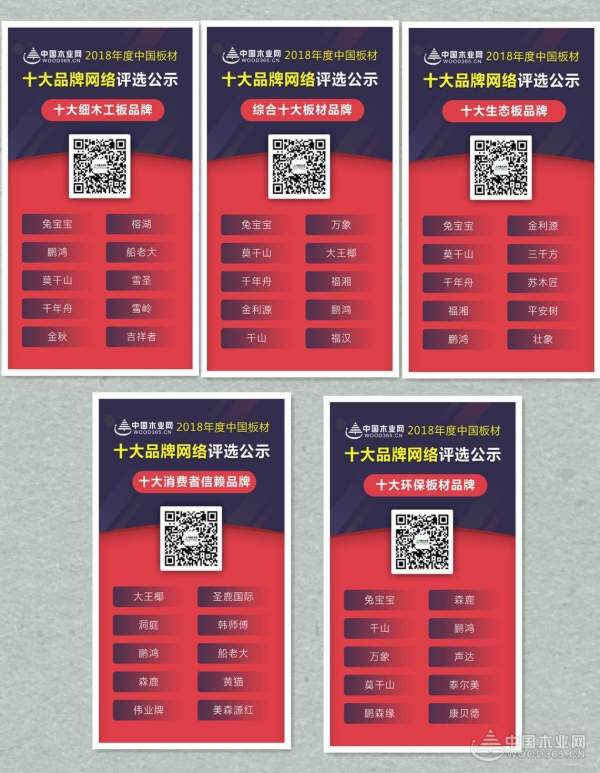 五项大奖收入囊中  鹏鸿成“十大板材品牌”大赢家