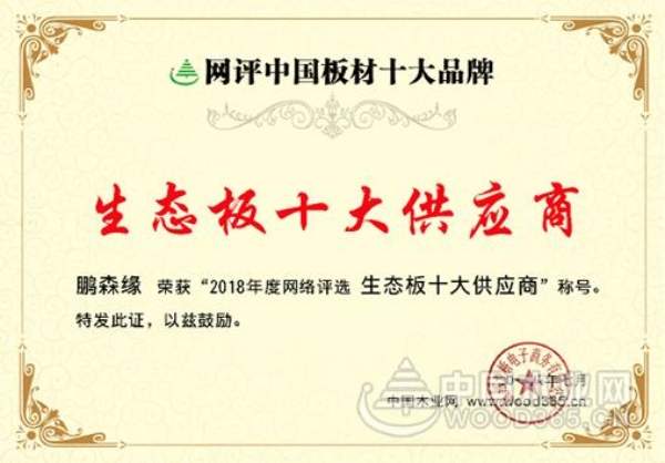 实力见证！鹏森缘斩获“十大环保品牌”等多项殊荣！