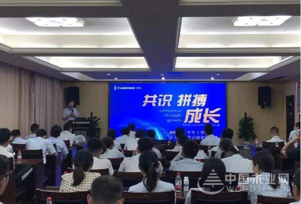 “共识、拼搏、成长”兔宝宝门业公司半年度会议圆满完成