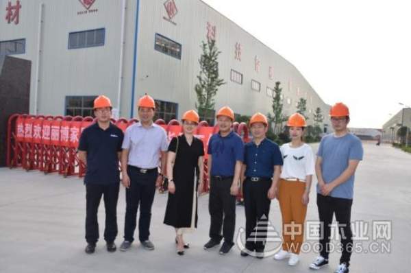 慕名而来 杭州丽博家居参观科林木业
