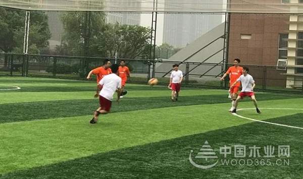 兔宝宝地板橱柜齐携手，球场联谊展新风